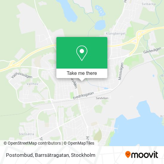 Postombud, Barrsätragatan map