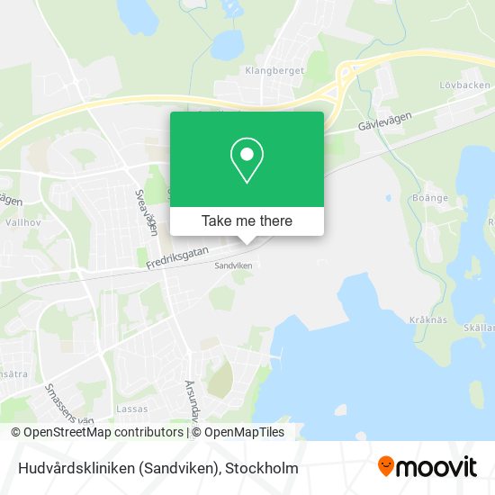 Hudvårdskliniken (Sandviken) map