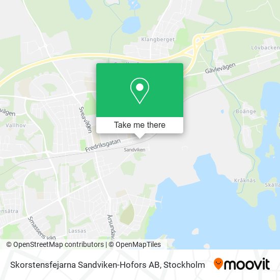 Skorstensfejarna Sandviken-Hofors AB map