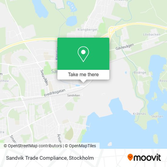 Sandvik Trade Compliance map