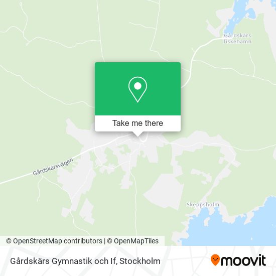 Gårdskärs Gymnastik och If map