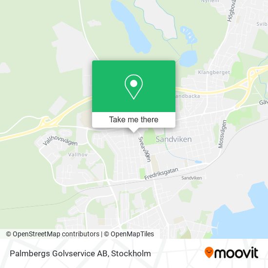 Palmbergs Golvservice AB map