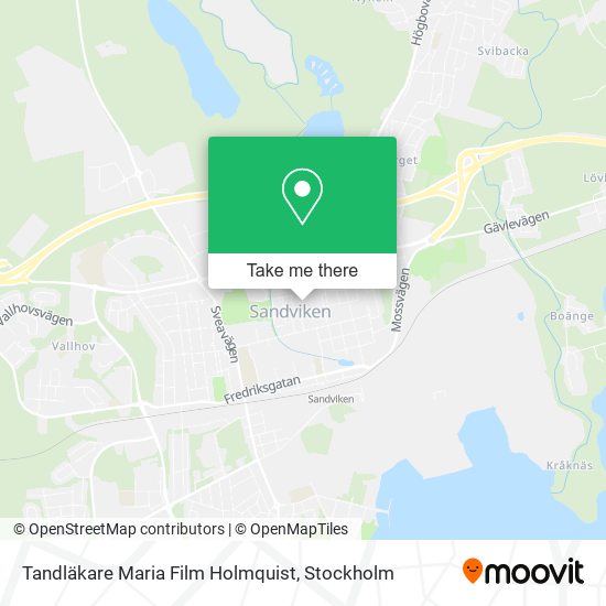 Tandläkare Maria Film Holmquist map