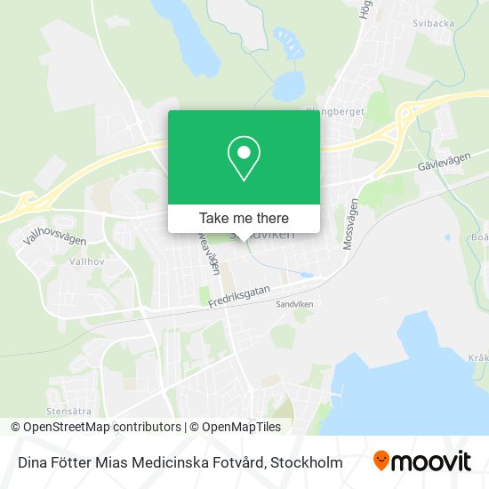 Dina Fötter Mias Medicinska Fotvård map