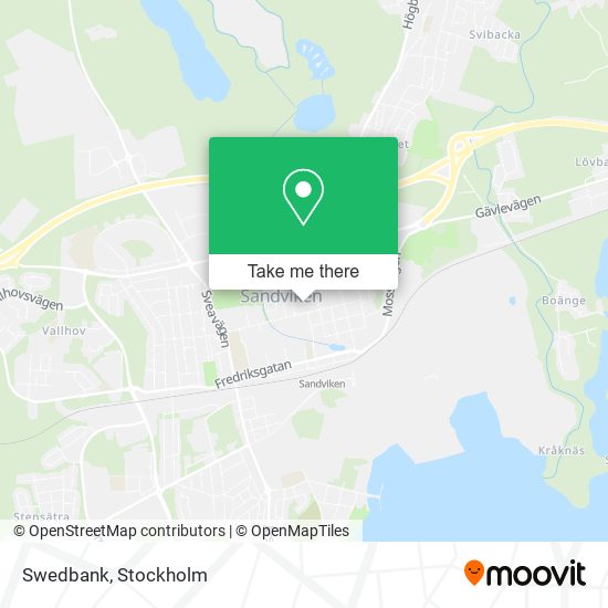 Swedbank map