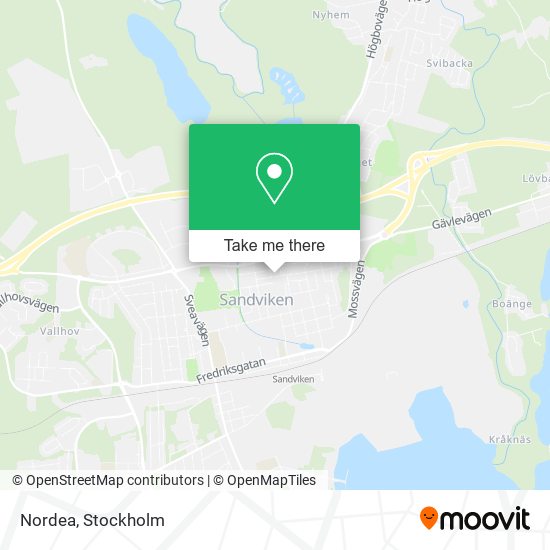 Nordea map