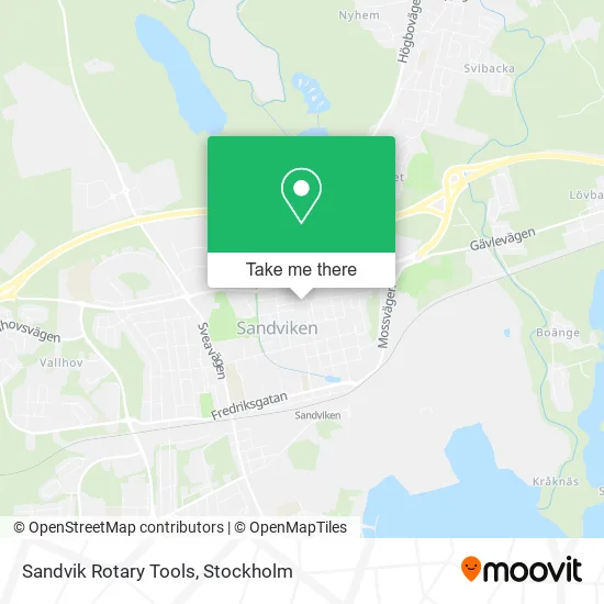 Sandvik Rotary Tools map