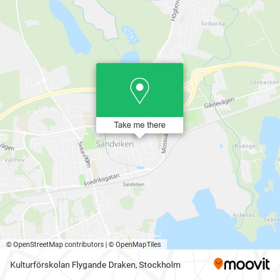 Kulturförskolan Flygande Draken map