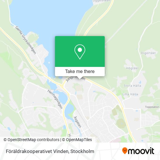 Föräldrakooperativet Vinden map