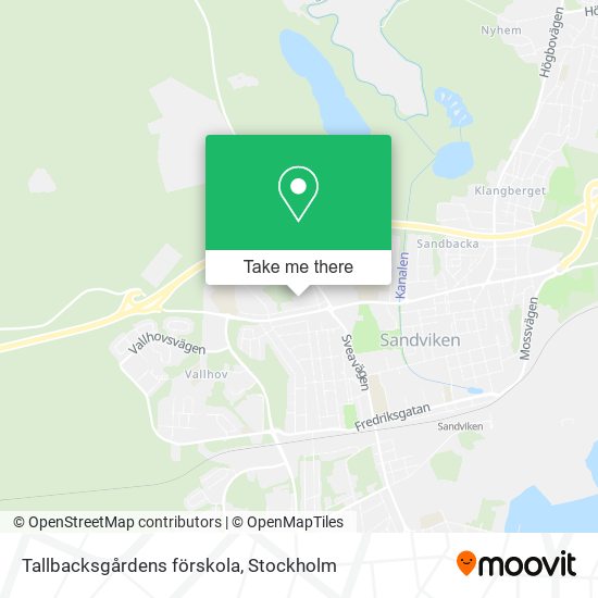 Tallbacksgårdens förskola map