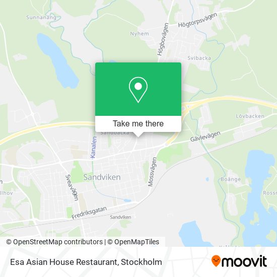 Esa Asian House Restaurant map