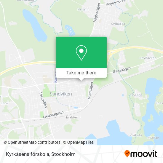 Kyrkåsens förskola map