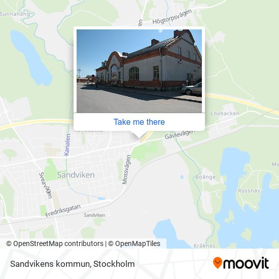 Sandvikens kommun map