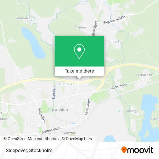 Sleepover map