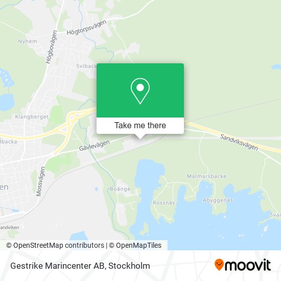 Gestrike Marincenter AB map