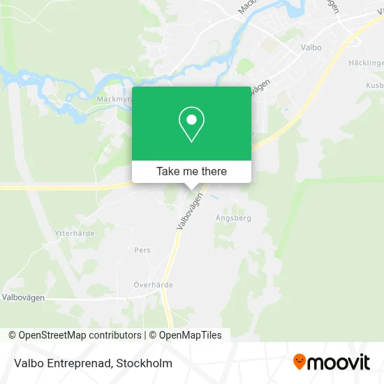 Valbo Entreprenad map