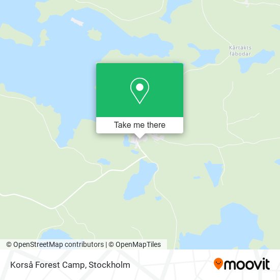 Korså Forest Camp map