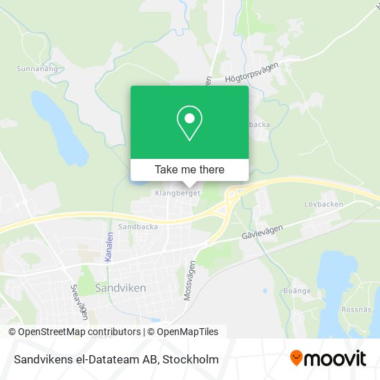 Sandvikens el-Datateam AB map