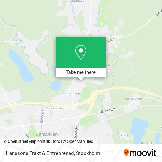 Hanssons Frakt & Entreprenad map