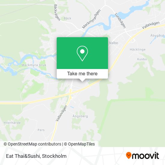 Eat Thai&Sushi map