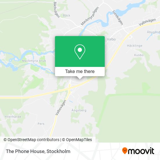 The Phone House map