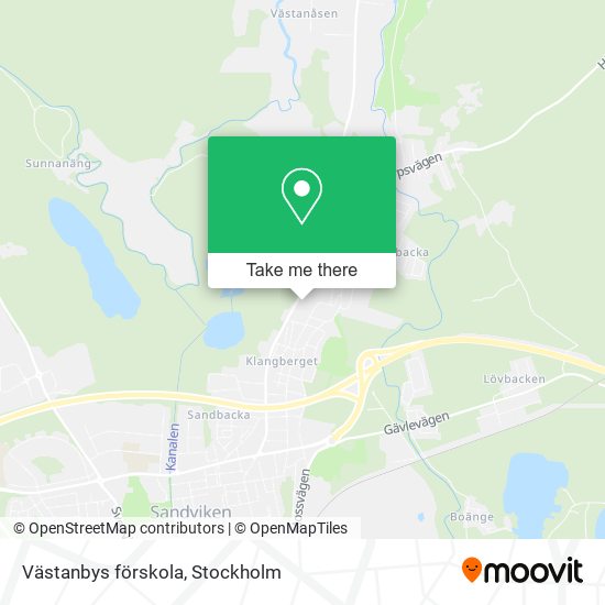 Västanbys förskola map