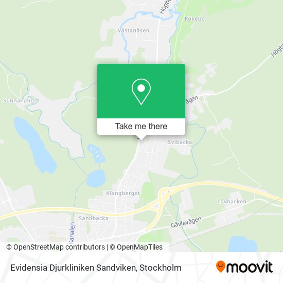 Evidensia Djurkliniken Sandviken map