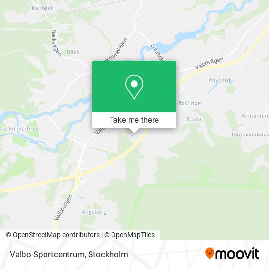 Valbo Sportcentrum map