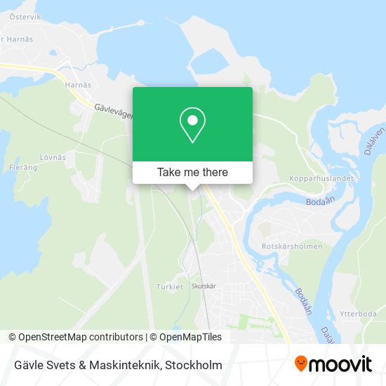 Gävle Svets & Maskinteknik map