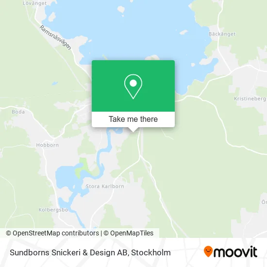 Sundborns Snickeri & Design AB map