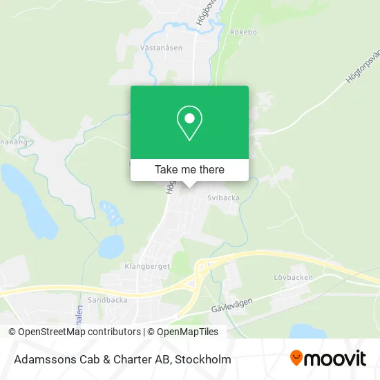 Adamssons Cab & Charter AB map