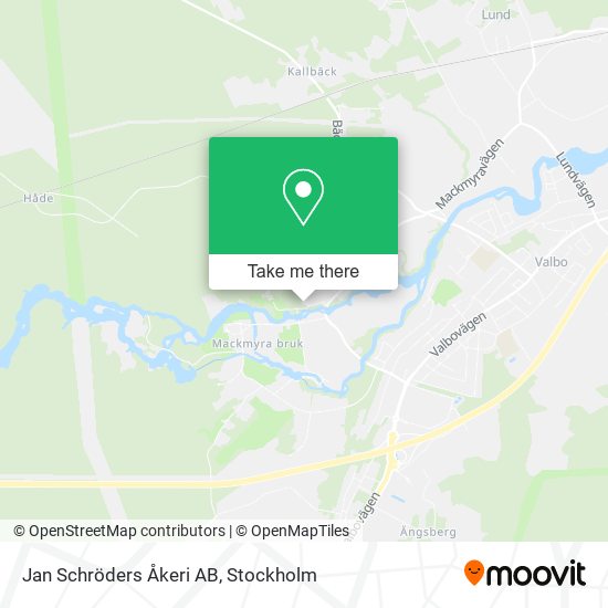 Jan Schröders Åkeri AB map