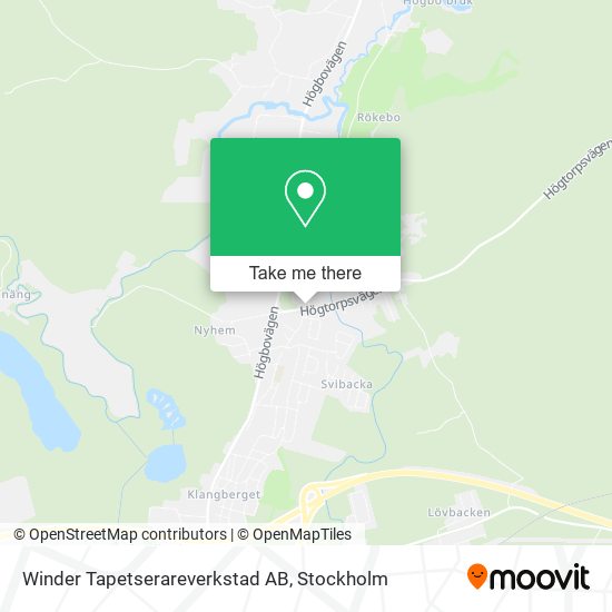 Winder Tapetserareverkstad AB map