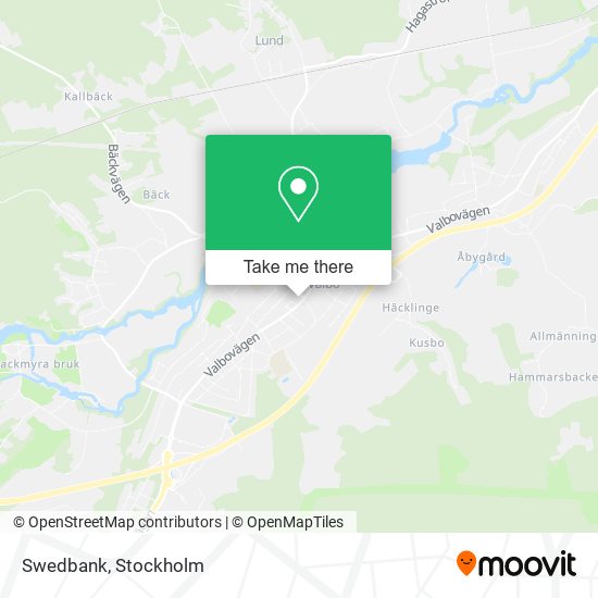 Swedbank map