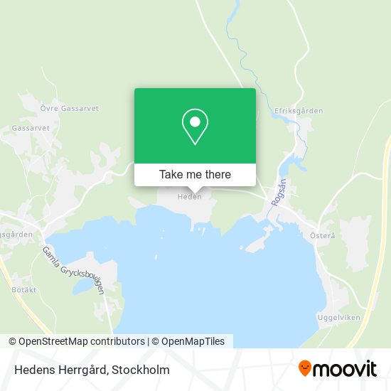 Hedens Herrgård map