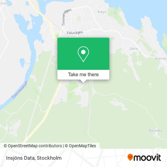 Insjöns Data map