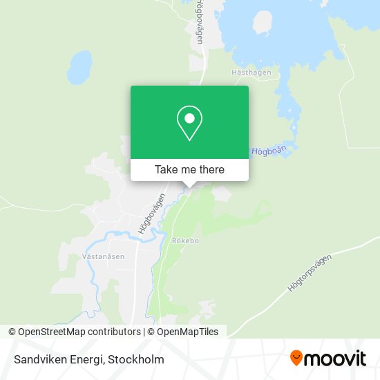 Sandviken Energi map