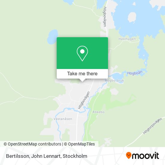 Bertilsson, John Lennart map