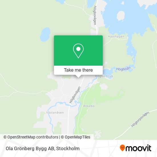 Ola Grönberg Bygg AB map