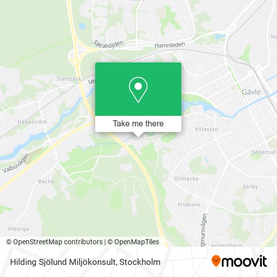 Hilding Sjölund Miljökonsult map
