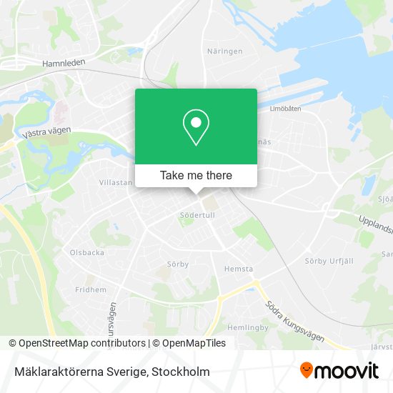 Mäklaraktörerna Sverige map