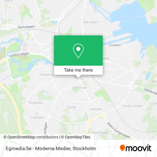 Egmedia.Se - Moderna Medier map