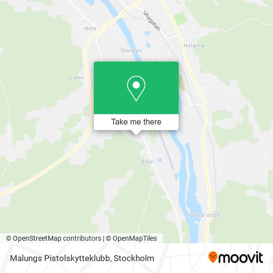 Malungs Pistolskytteklubb map