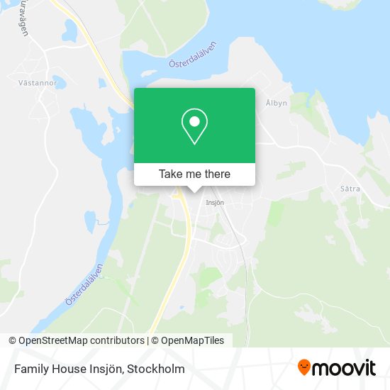 Family House Insjön map