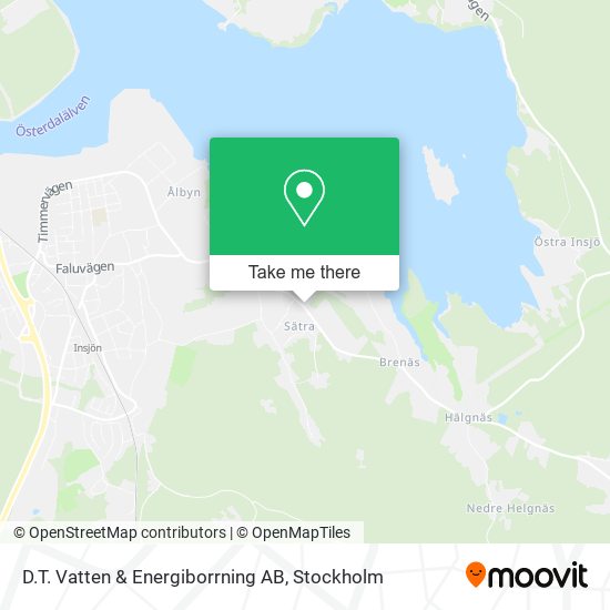 D.T. Vatten & Energiborrning AB map