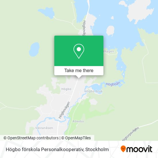 Högbo förskola Personalkooperativ map