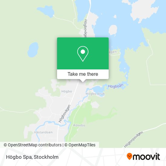 Högbo Spa map