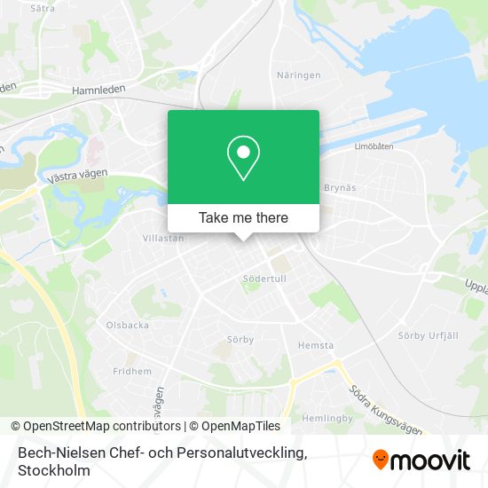 Bech-Nielsen Chef- och Personalutveckling map