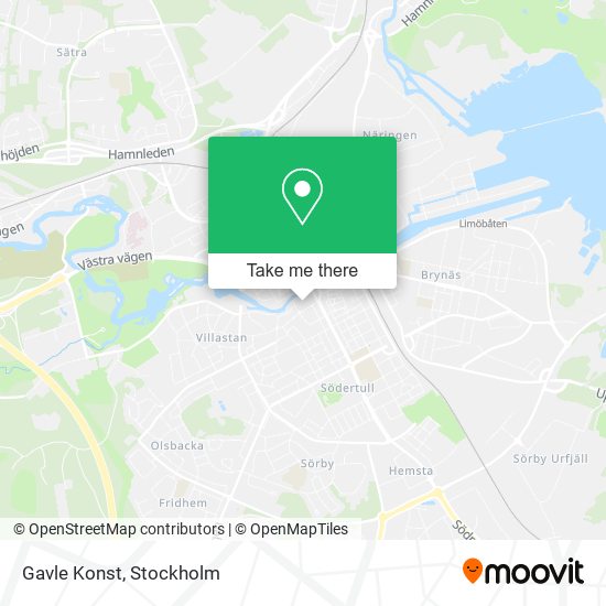 Gavle Konst map