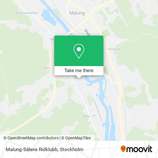 Malung-Sälens Ridklubb map